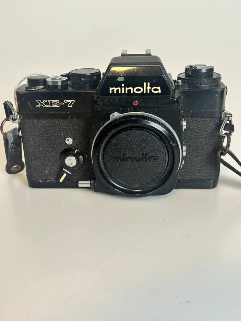 UNTESTED AS IS Minolta XE-7 35mm SLR Camera Body - Black